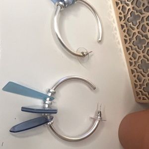 Silver earrings Kendra Scott